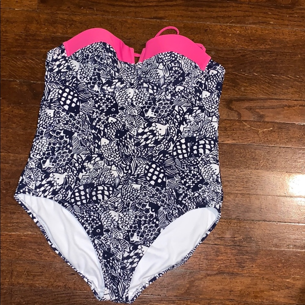 Lilly Pulitzer halter Swimsuit XL